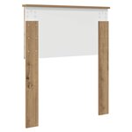 vidaXL Tête de lit Chêne artisanal 75 cm Bois d'ingénierie