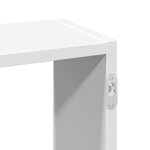 vidaXL Étagère murale blanc 159x18x66 cm bois d'ingénierie