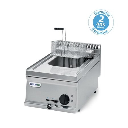 Friteuse electrique - 8 litres - gamme 700 - tecnoinox -  - inox8 350x700x280mm