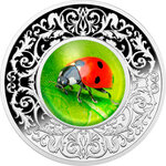 Pièce de monnaie en Argent 500 Francs g 17.50 Millésime 2023 Lucky Charms LADYBUG