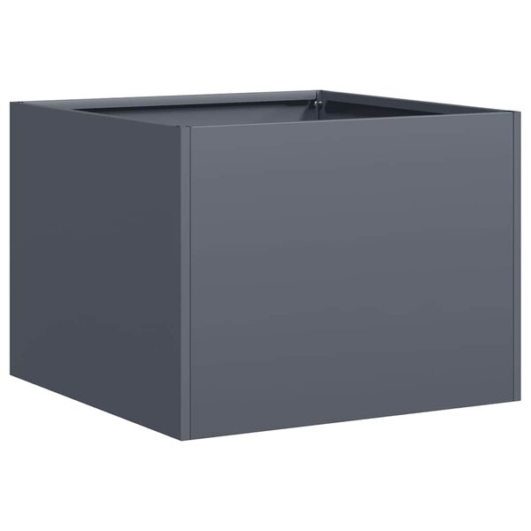 vidaXL Jardinière anthracite 40x40x30 cm acier
