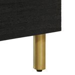 vidaXL Meuble TV noir 70x33x46 cm bois d'ingénierie