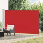vidaXL Auvent latéral rétractable de patio 180x300 cm Rouge