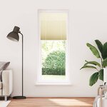 vidaXL Store plissé crème 70x200 cm largeur du tissu 69 4 cm polyester