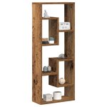 vidaXL Étagère murale en bois ancien 36 x 16 x 90 cm Bois d'ingénierie