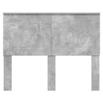 vidaXL Tête de lit Gris béton 120 cm Bois d'ingénierie