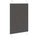 vidaXL Store plissé noir 95x100 cm largeur du tissu 94 4 cm polyester