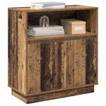 vidaXL Buffet avec LED Bois Ancien 71 x 34.5 x 75 cm Bois d'ingénierie