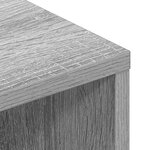 vidaXL Meuble TV Sonoma gris 100x40x40 cm Bois d'ingénierie