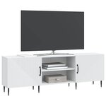 vidaXL Meuble TV Blanc 150 x 31 x 50 cm Bois d'ingénierie