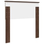 vidaXL Tête de lit Chêne brun 80 cm Bois d'ingénierie
