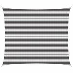 vidaXL Voile d'ombre 6 x 7 m HDPE Rectangulaire Anthracite et blanc