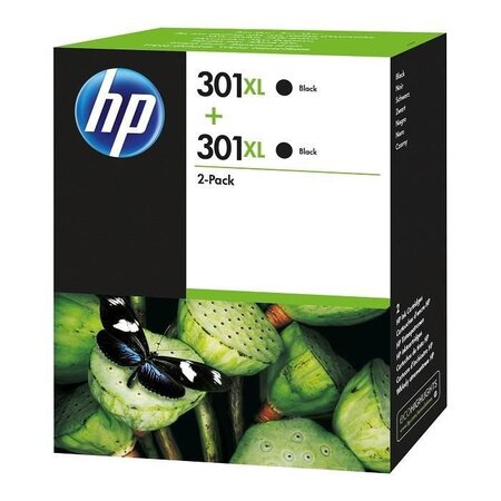 Hp 301xl - pack 2 cartouches - noir (d8j45ae)