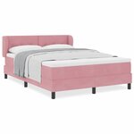 vidaXL Lit à ressorts avec matelas gris foncé 80x200 cm en velours
