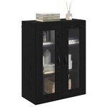 vidaXL Meuble mural Chêne noir 69 5 x 34 x 90 cm