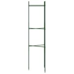 vidaXL Cages à tomates 8 Pièces 116 cm acier et PP