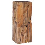 vidaXL Table d'appoint 30x30x80 cm Bois de teck solide