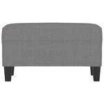 vidaXL Banc Gris foncé 70x35x41 cm Tissu