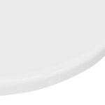 vidaXL Plateau de table Blanc brillant 40 x 40 x 1 5 cm