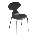 Lot de 4 chaises de salle à manger moderne design robuste noir 03_0009837