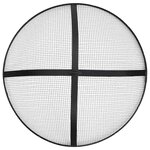 vidaXL Foyer avec tisonnier 54x54x55 cm Acier