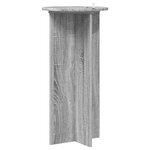 vidaXL Support de Plante 2 pièces Sonoma gris 40 x 40 x 80 cm