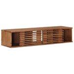vidaXL Meuble TV avec stockage avec porte Naturel 105 x 30 x 22 5 cm