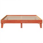 vidaXL Cadre de lit sans matelas cire marron 180x200cm bois pin massif