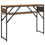 vidaXL TableConsole Bois Ancien 105x30x75cm Bois d'ingénierie