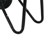 vidaXL Brouette Argent et noir 137 x 60 x 65 5 cm Acier galvanisé