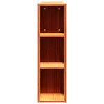 vidaXL Tête de lit avec rangement cire marron 150cm bois massif de pin