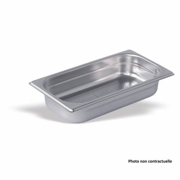 Bac gastro inox gn 1/3 perforé - h 150 mm - pujadas -  - inox