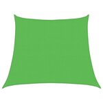 vidaXL Voile d'ombrage 160 g/m² Vert clair 3/4x3 m PEHD
