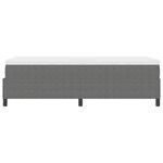 vidaXL Lit à ressorts avec matelas gris clair  90 x 200 cm  en tissu côtelé.