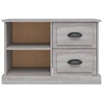 vidaXL Meuble TV sonoma gris 73x35 5x47 5 cm bois d'ingénierie