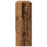vidaXL Meubles de rangement muraux 2 pièces en bois vieilli 69 5 x 34 x 90 cm  en bois reconstitué