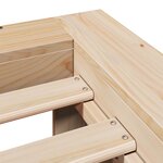 vidaXL Cadre de lit sans matelas 160x200 cm bois massif de pin