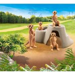 PLAYMOBIL - 70349 - Suricates et rocher