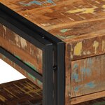 vidaXL Table basse multicolore 90x50x38 cm bois de récupération massif