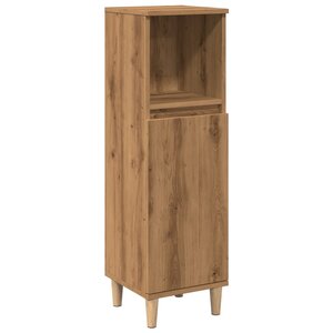 vidaXL Armoire de salle de bain chêne artisanal 30x30x100 cm