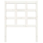 vidaXL Tête de lit Blanc 80 5x4x100 cm Bois massif de pin