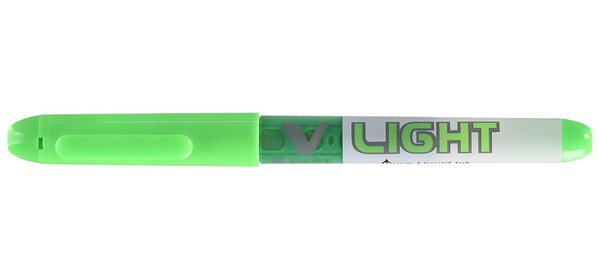 Surligneur de poche V-Light pointe biseautée encre liquide Vert x 12 PILOT