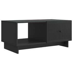 vidaXL Table basse Noir 90 x 50 x 40 cm Bois d'ingénierie