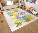 Tapis enfant Puzzle 80 x 150 cm - Beige