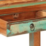 vidaXL Table console 110x30x75 cm bois massif de récupération