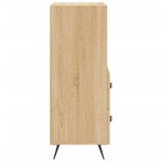 vidaXL Buffet Chêne sonoma 34 5x34x90 cm Bois d'ingénierie