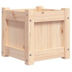 vidaXL Jardinière 31x31x31 cm bois de pin massif