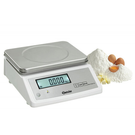 Balance de cuisine électronique 15kg à 2g - bartscher -  - plastique abs 280x330x125mm