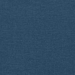 vidaXL Cadre de lit avec tête de lit Dover bleu 90x200 cm tissu