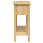vidaXL Table console « Corona » 114 x 34 5 x 73 cm Bois de pin massif